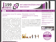 Tablet Screenshot of jobagentur199.de